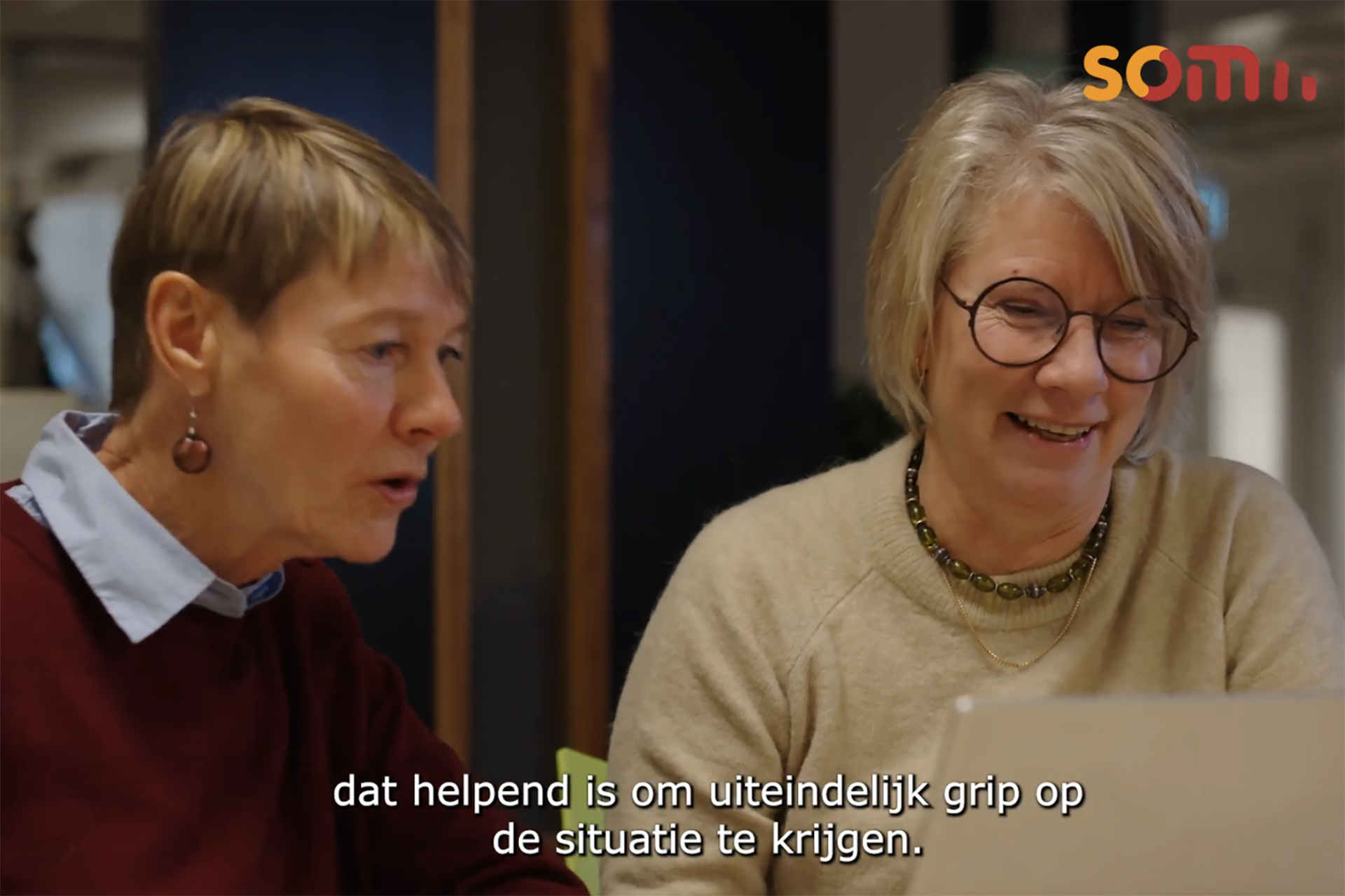 Pauline Mulder-Hiltmann van Sammen en Henriette Kassies van SOM MBO